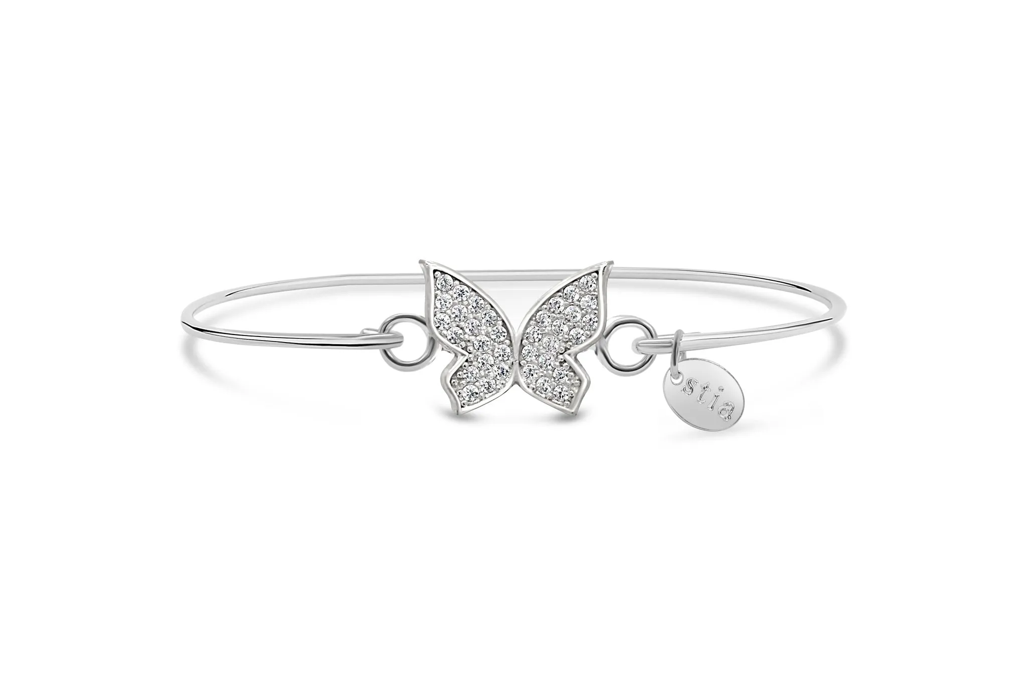 Pave' Icon Bracelet Spread Your Wings Butterfly