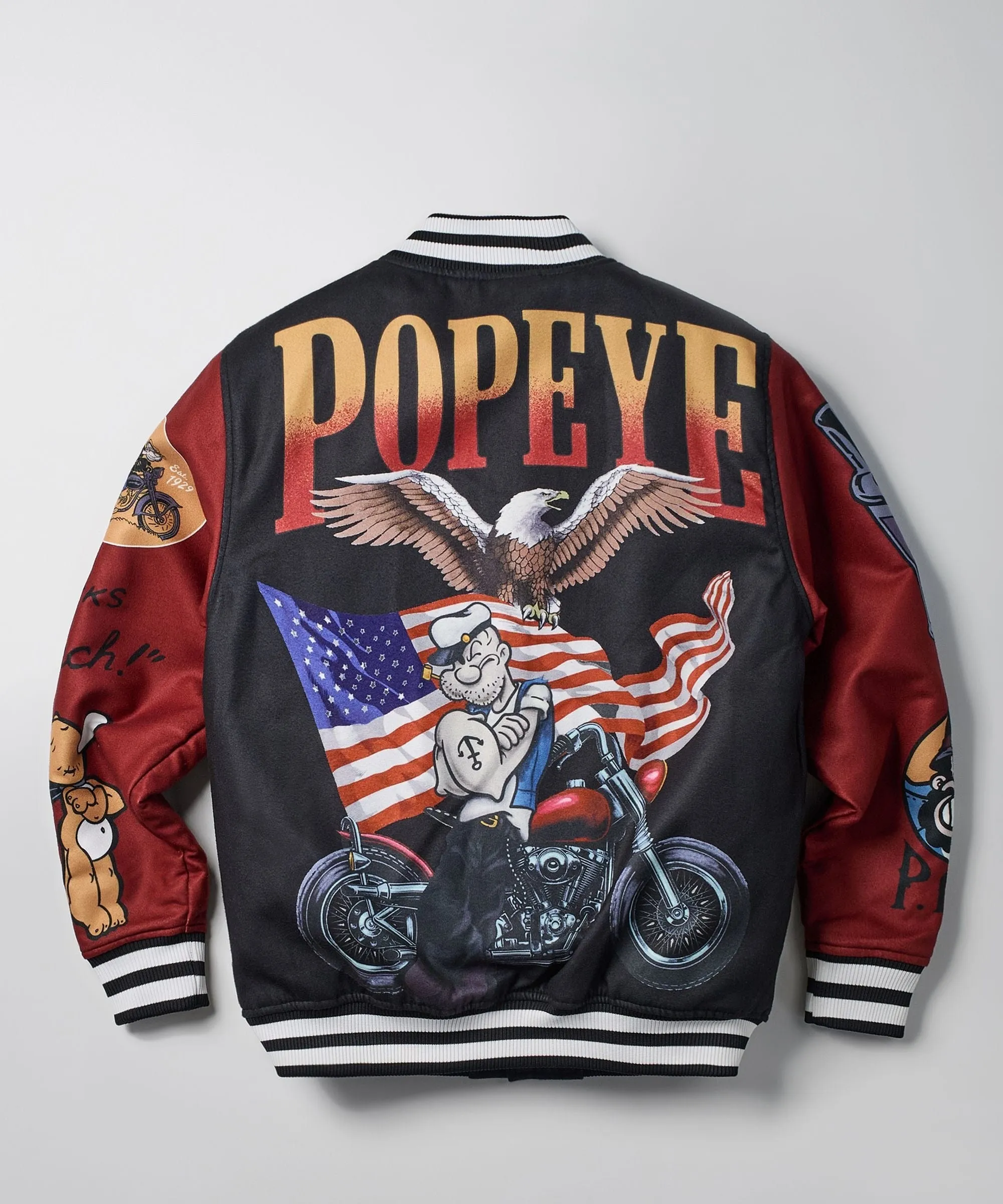 Popeye Wool Varsity Jacket