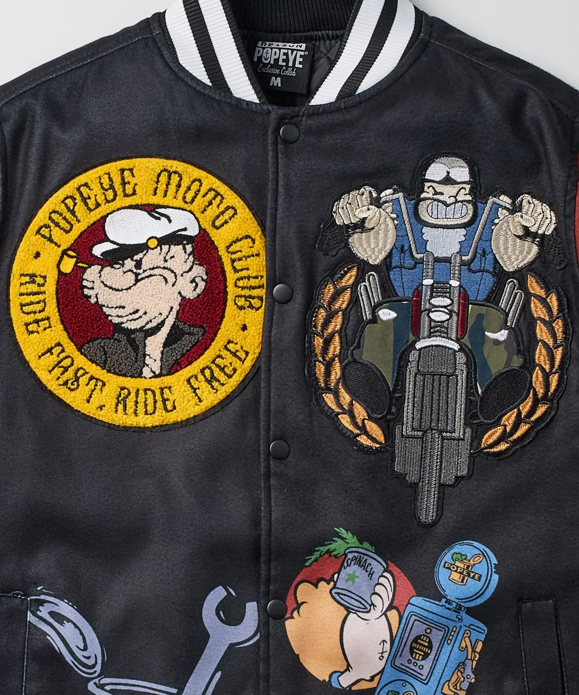 Popeye Wool Varsity Jacket