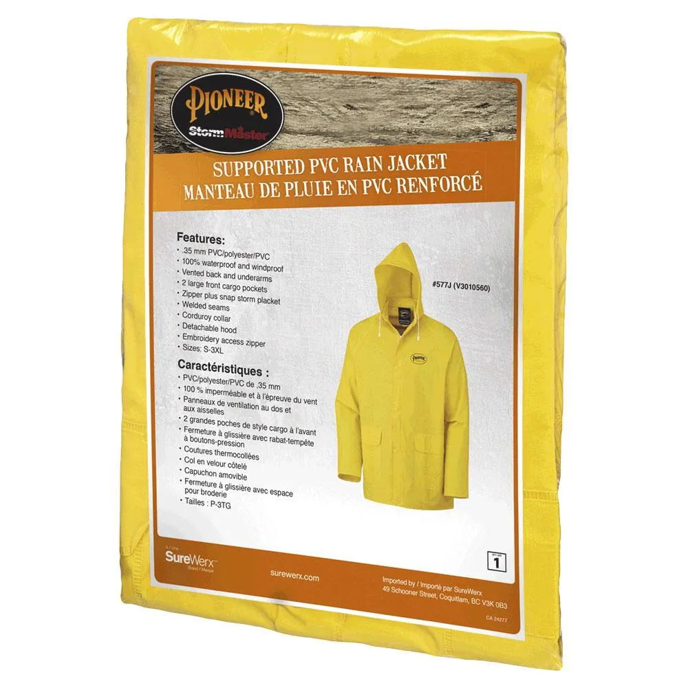 Rain Coat - Pioneer Storm Master Waterproof Hooded Jacket, 577J