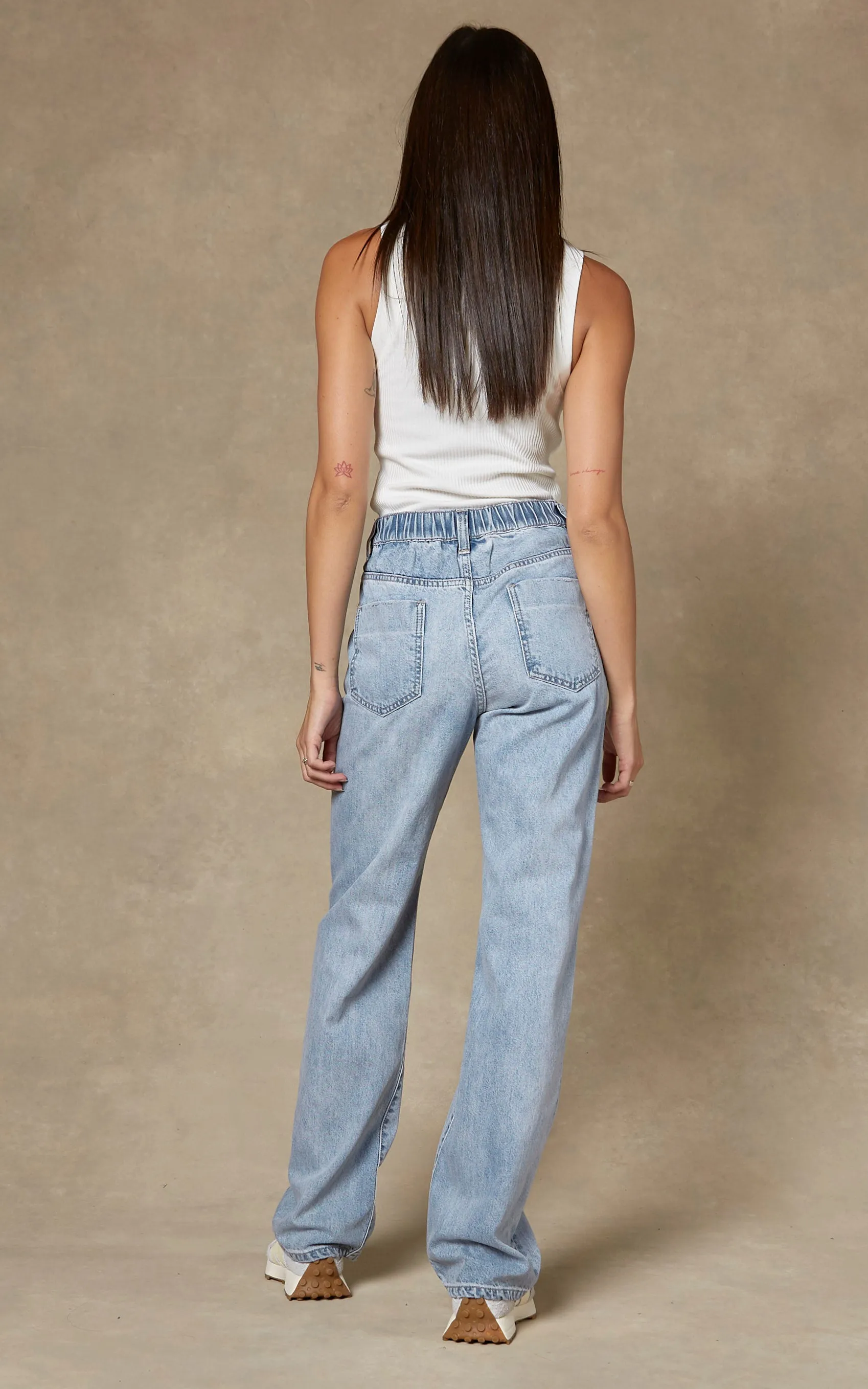 Seville Straight Leg Blue Jeans