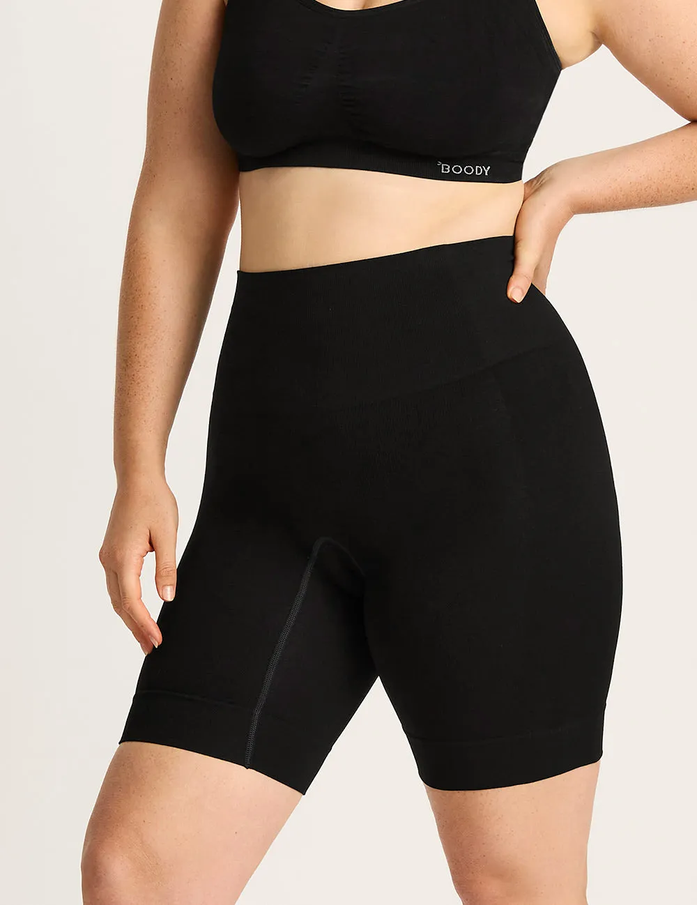 Shaper Long Undershort - Black