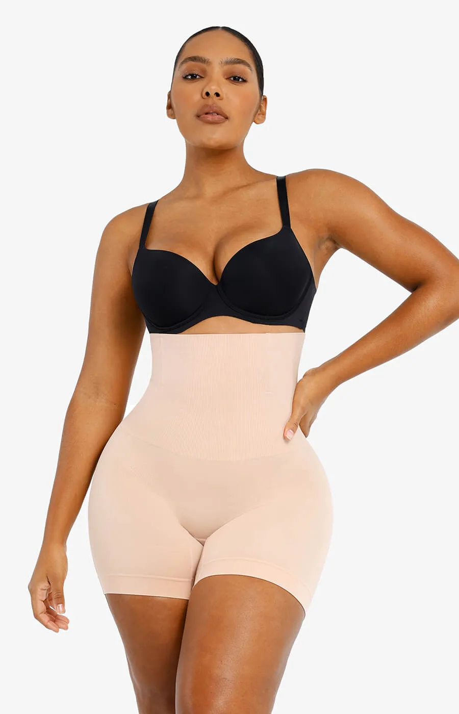 SheCurve® Comfort High-Waist Boned Shapewear Shorts