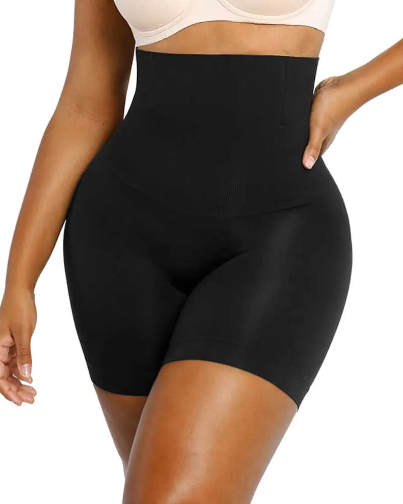 SheCurve® Comfort High-Waist Boned Shapewear Shorts