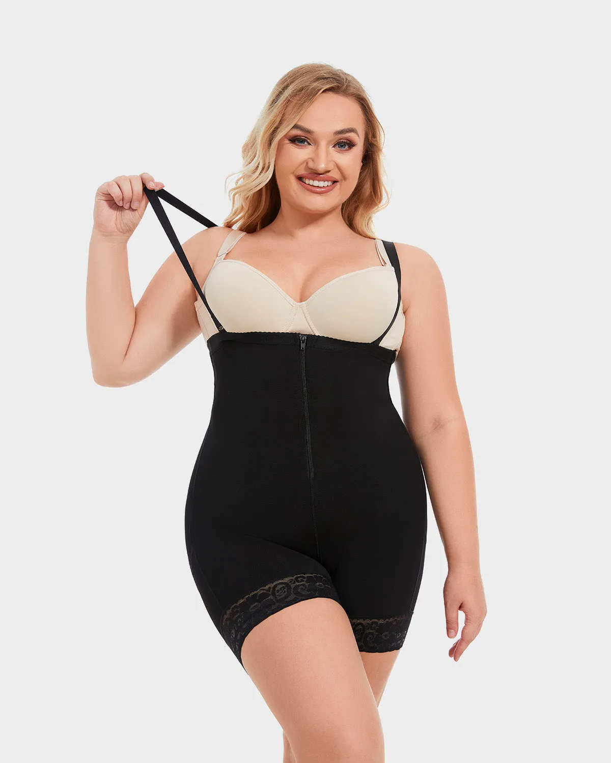 SheCurve® Open Bust Tummy Control Body Shaper