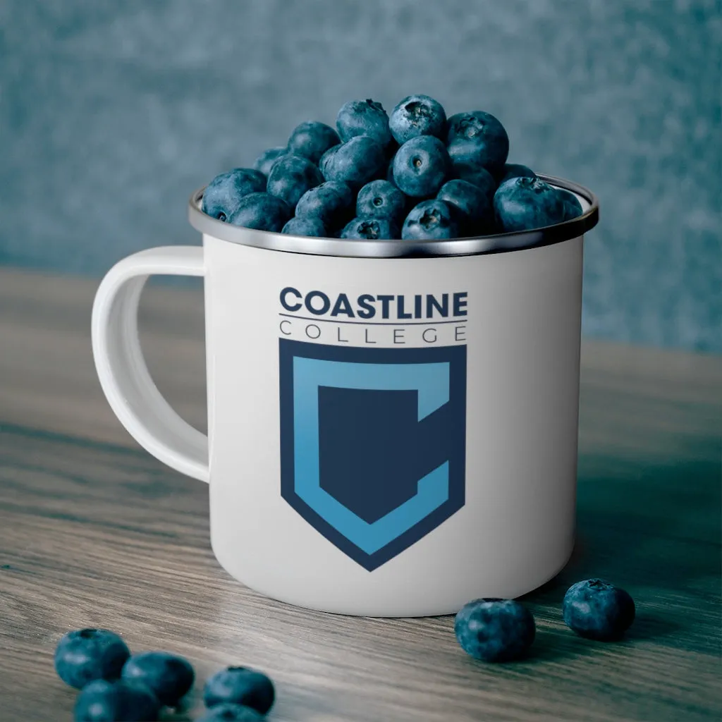 Shield Logo Enamel Camping Mug