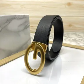 Simple G-Design Formal and Leather Strap Belt-JonasParamount