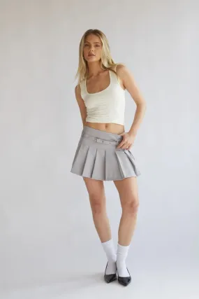 Sloan Woven Pleated Mini Skirt