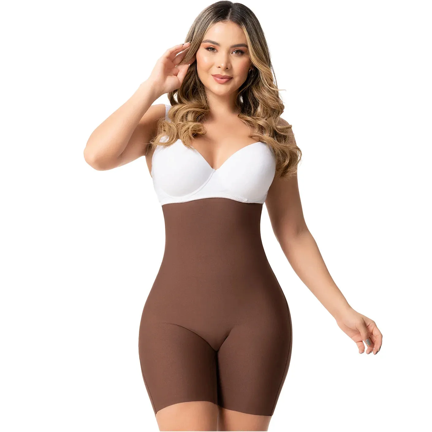 Sonryse SP42NC High Waisted Short Butt Lifter Tummy Control Girdle