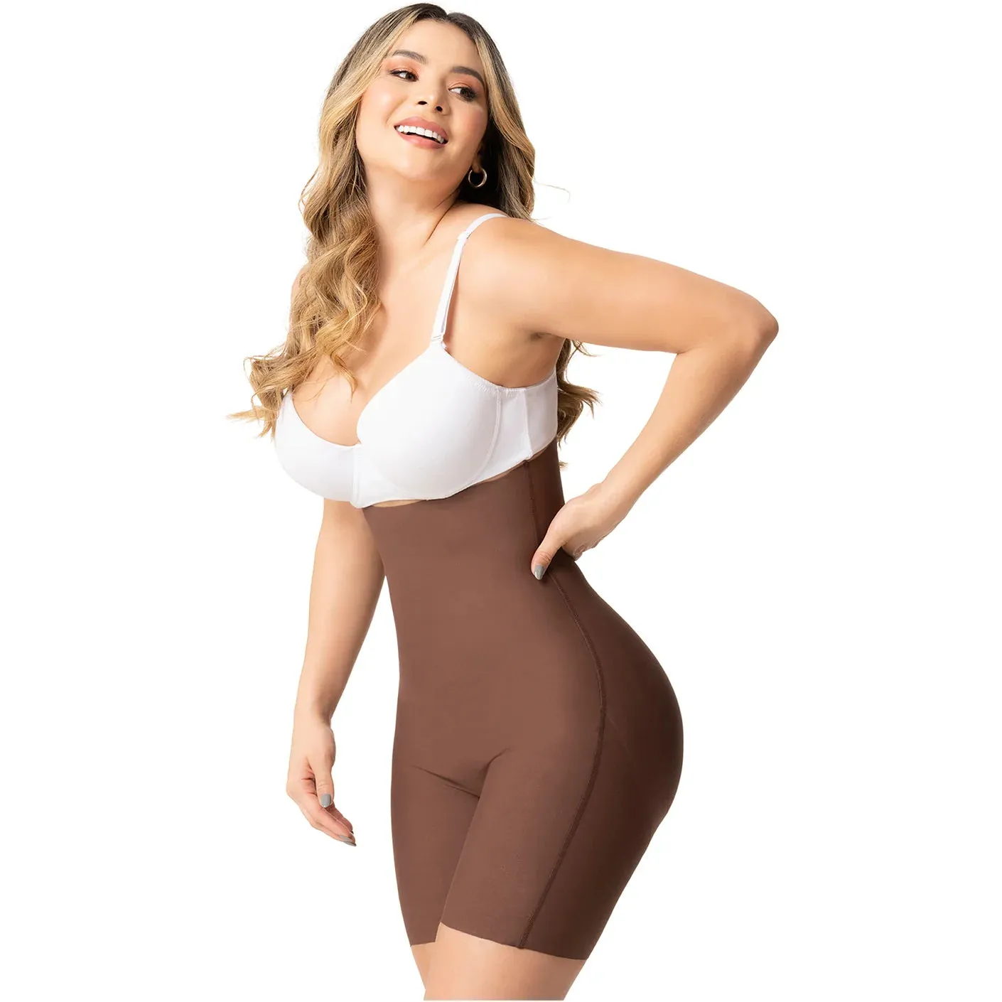 Sonryse SP42NC High Waisted Short Butt Lifter Tummy Control Girdle