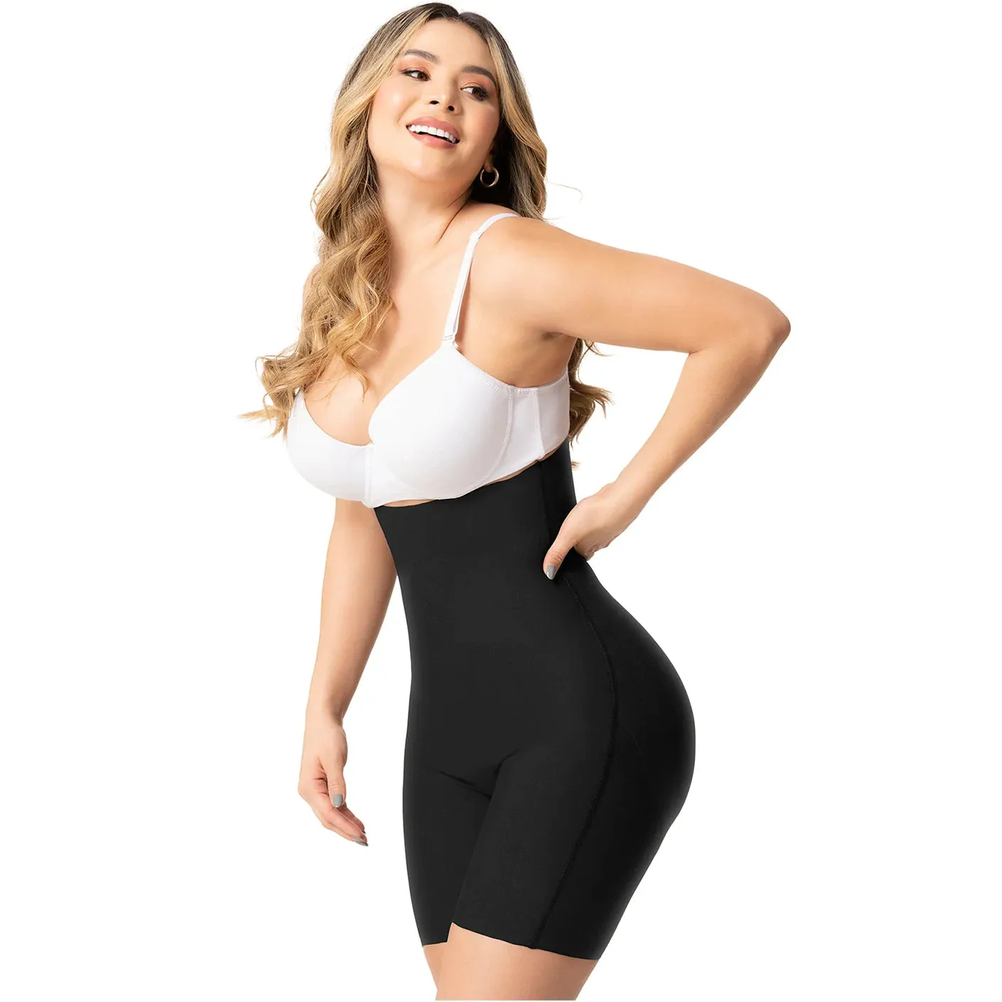 Sonryse SP42NC High Waisted Short Butt Lifter Tummy Control Girdle