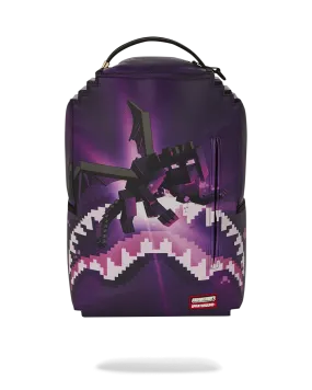 Sprayground Minecraft Ender Dragon Attack Backpack - Purple / Black