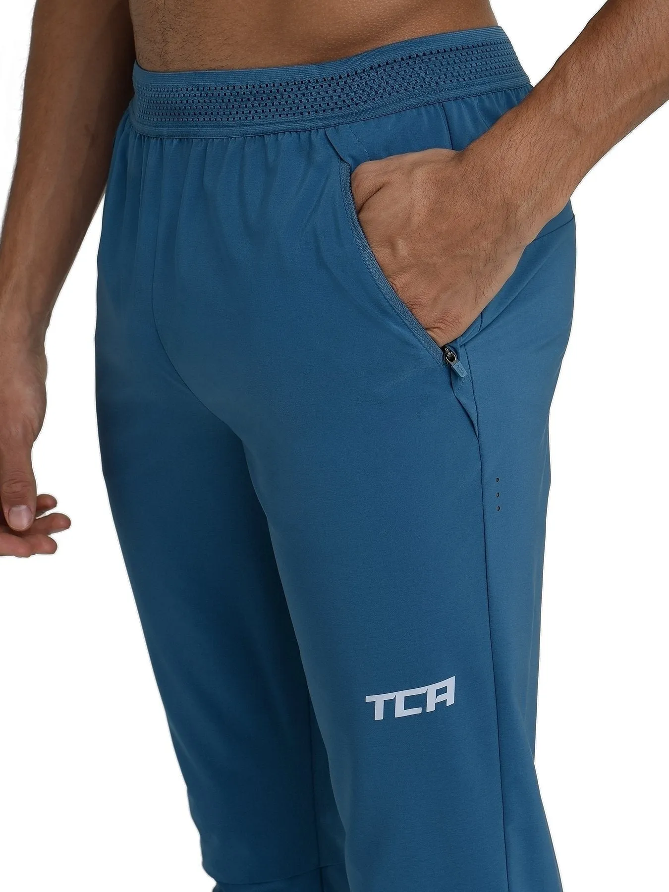 Sprint Running Trackpant For Men With Side & Back Zip Pockets