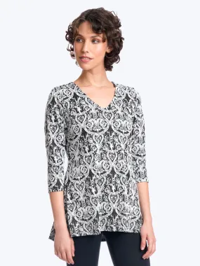 Tianello Tixati Knit Jersey Jacquard Leyton Tunic