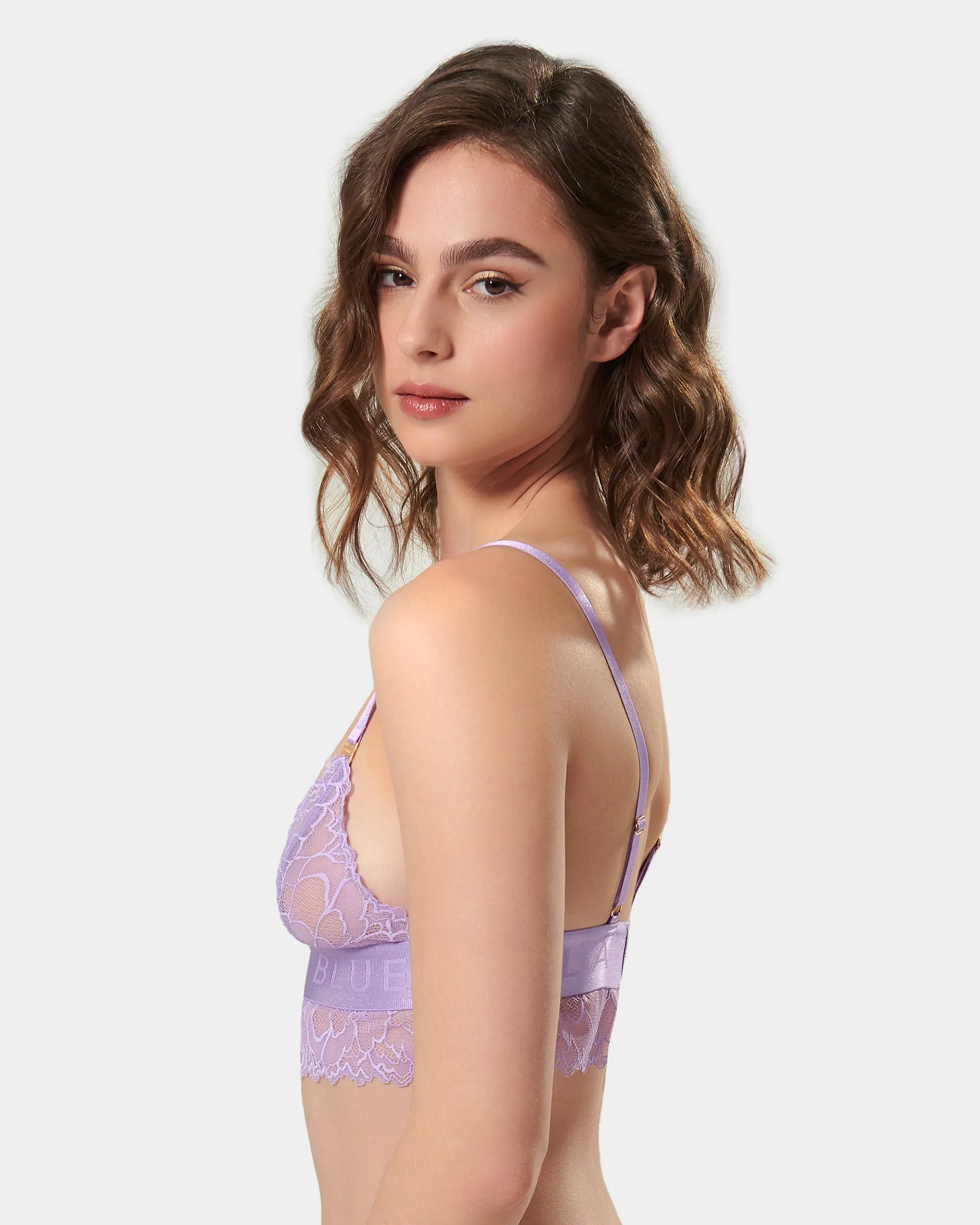 Tori Soft Bralette Purple Rose