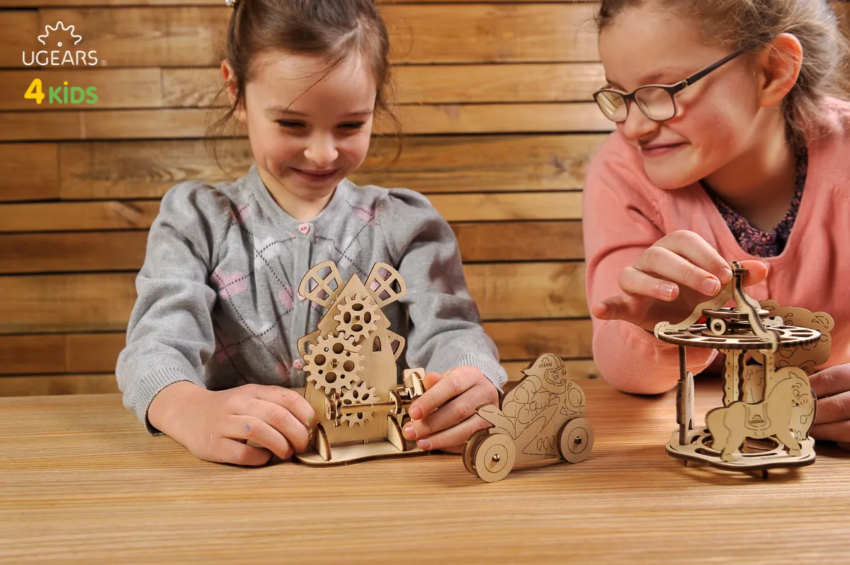 Ugears 4Kids Coloring Models