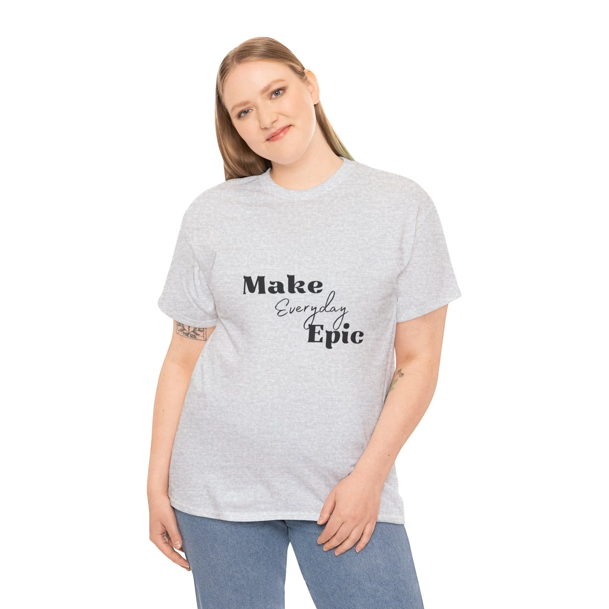 Unisex Heavy Cotton Tee-Make Everyday Epic