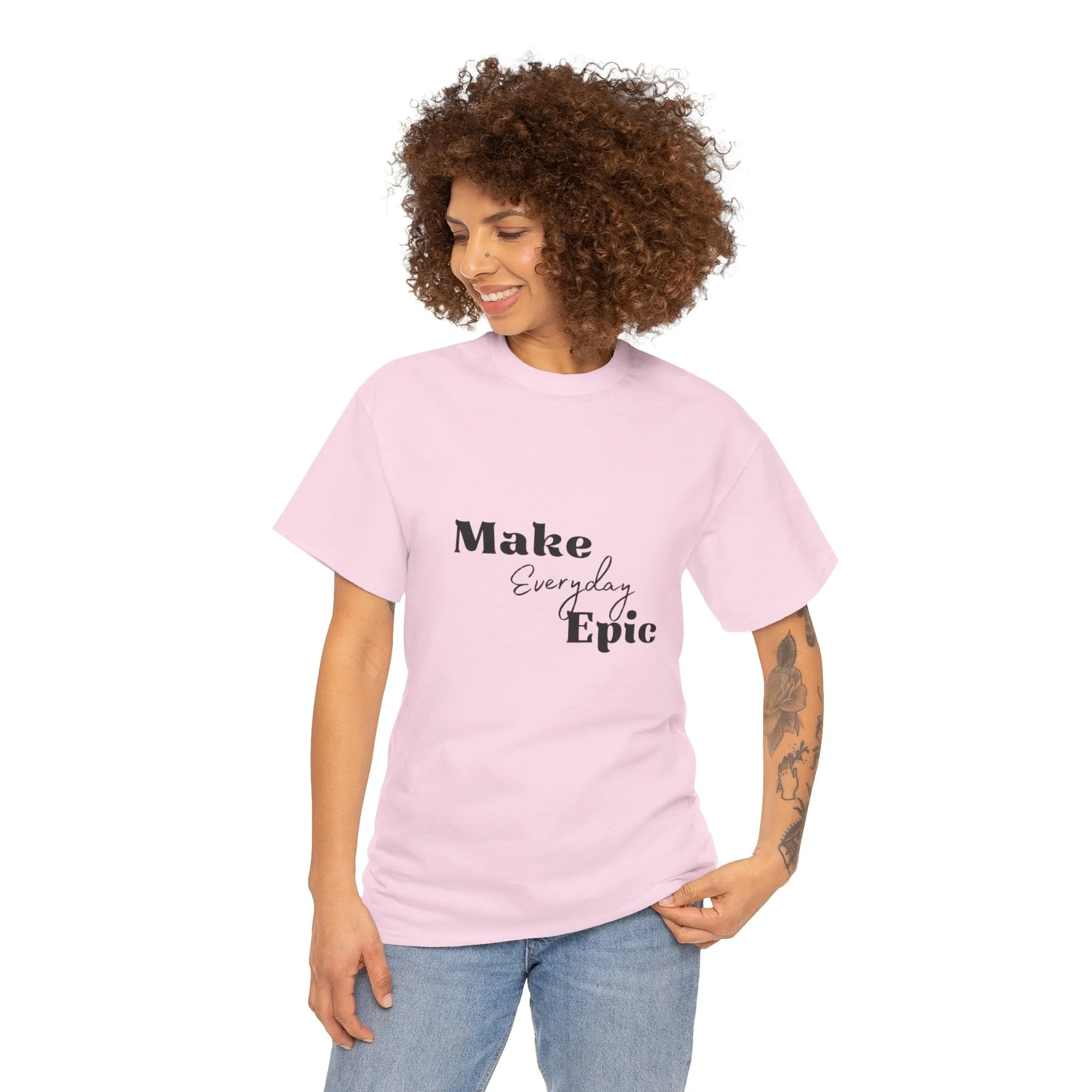 Unisex Heavy Cotton Tee-Make Everyday Epic