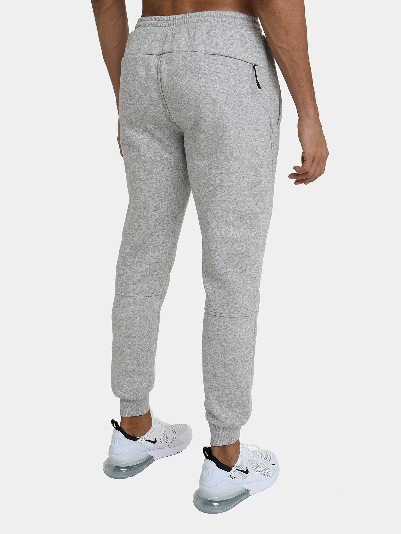 Utility Joggers Trackpant For Men With Side & Back Zip Pockets