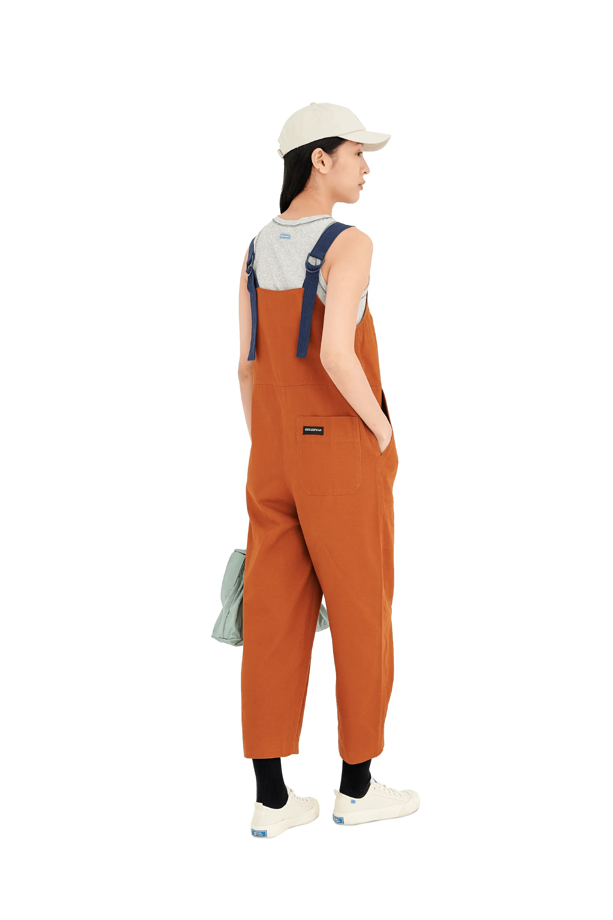 Utility Jumpsuit with Strap Detail