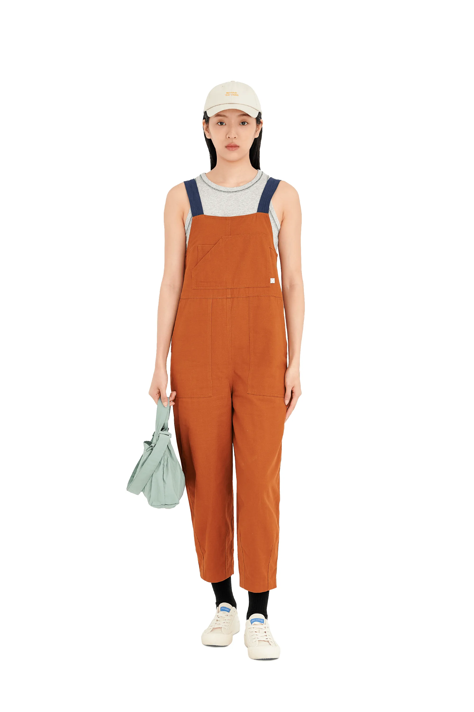 Utility Jumpsuit with Strap Detail