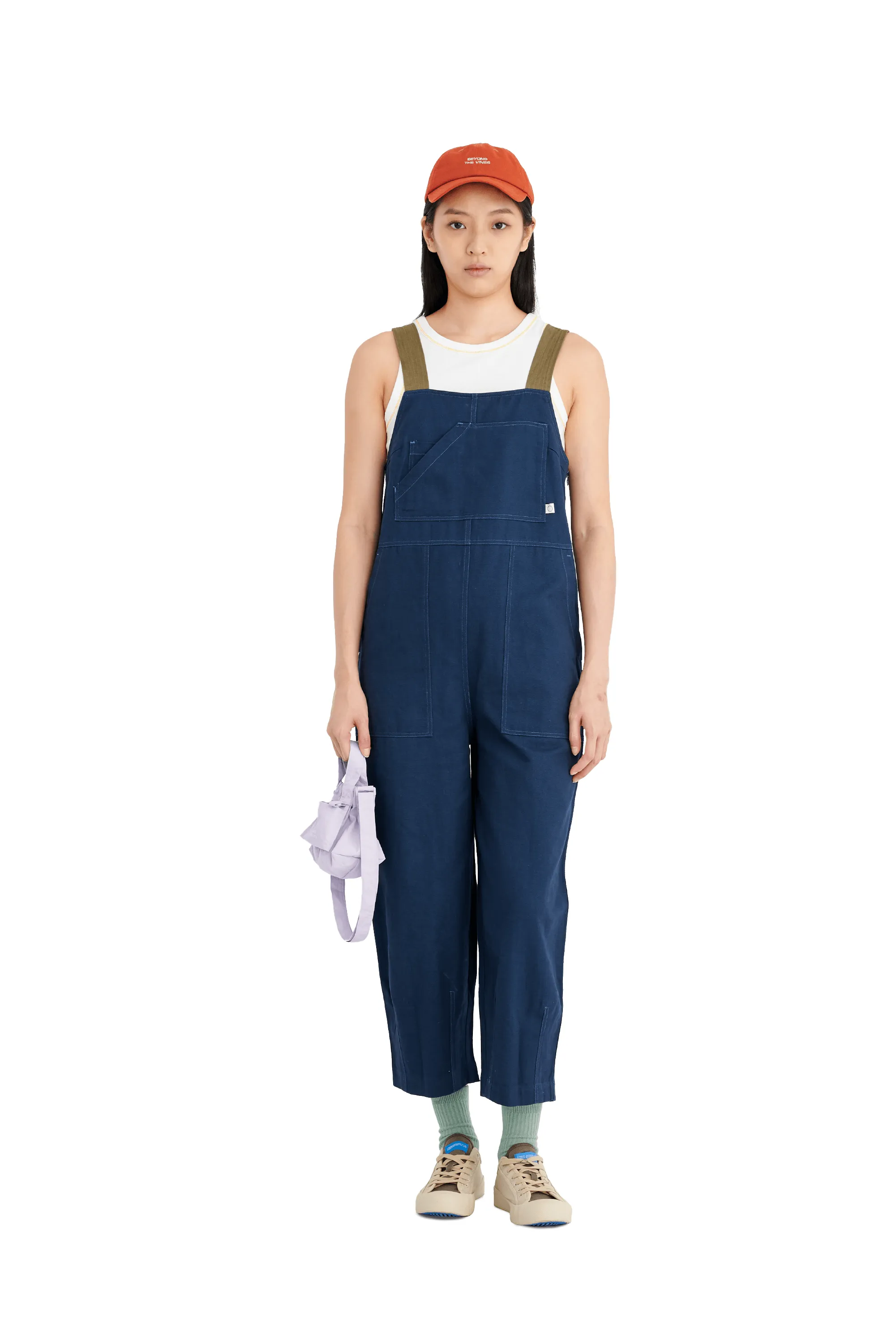 Utility Jumpsuit with Strap Detail