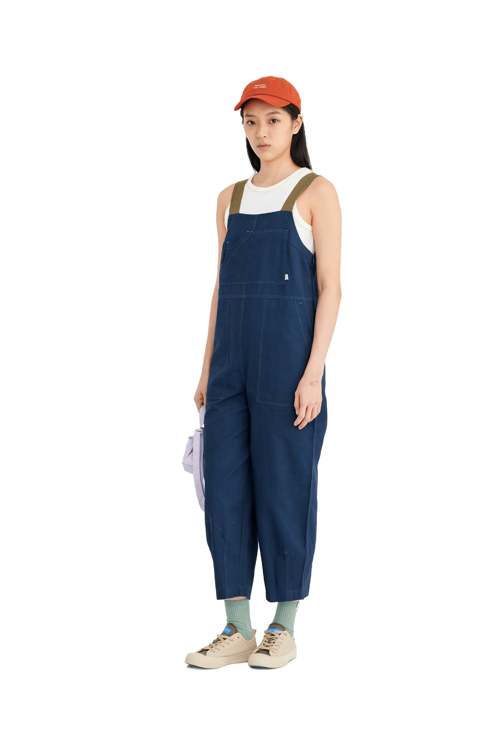 Utility Jumpsuit with Strap Detail