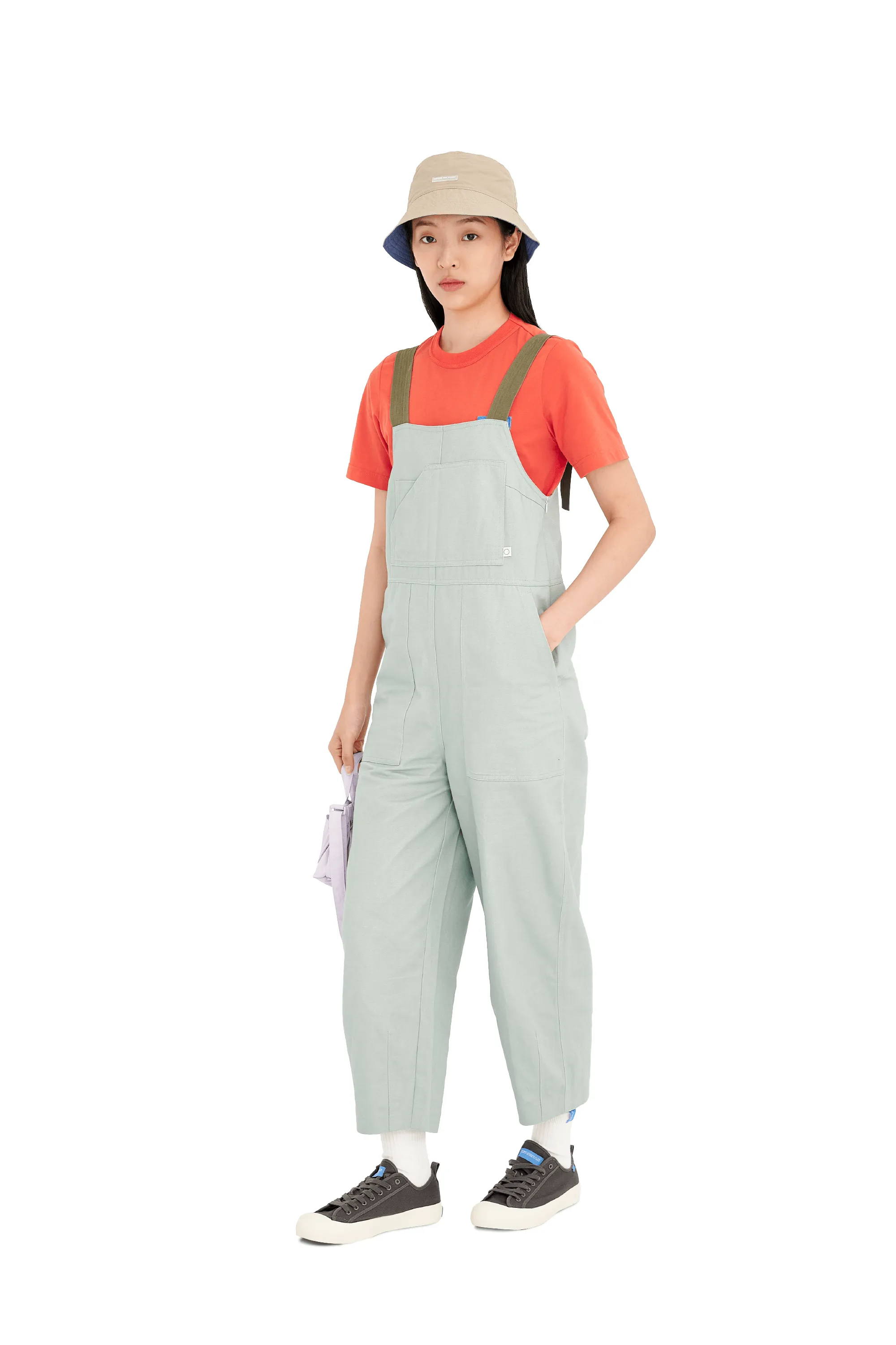 Utility Jumpsuit with Strap Detail