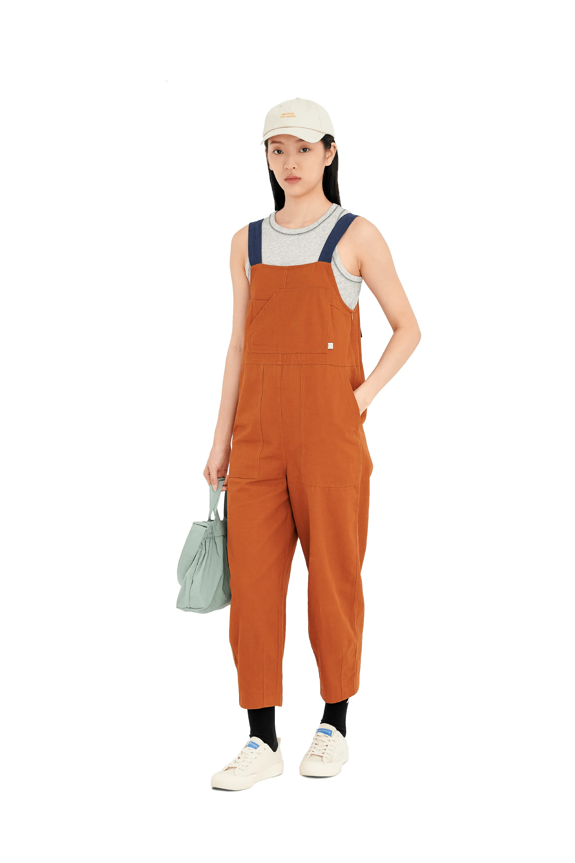 Utility Jumpsuit with Strap Detail