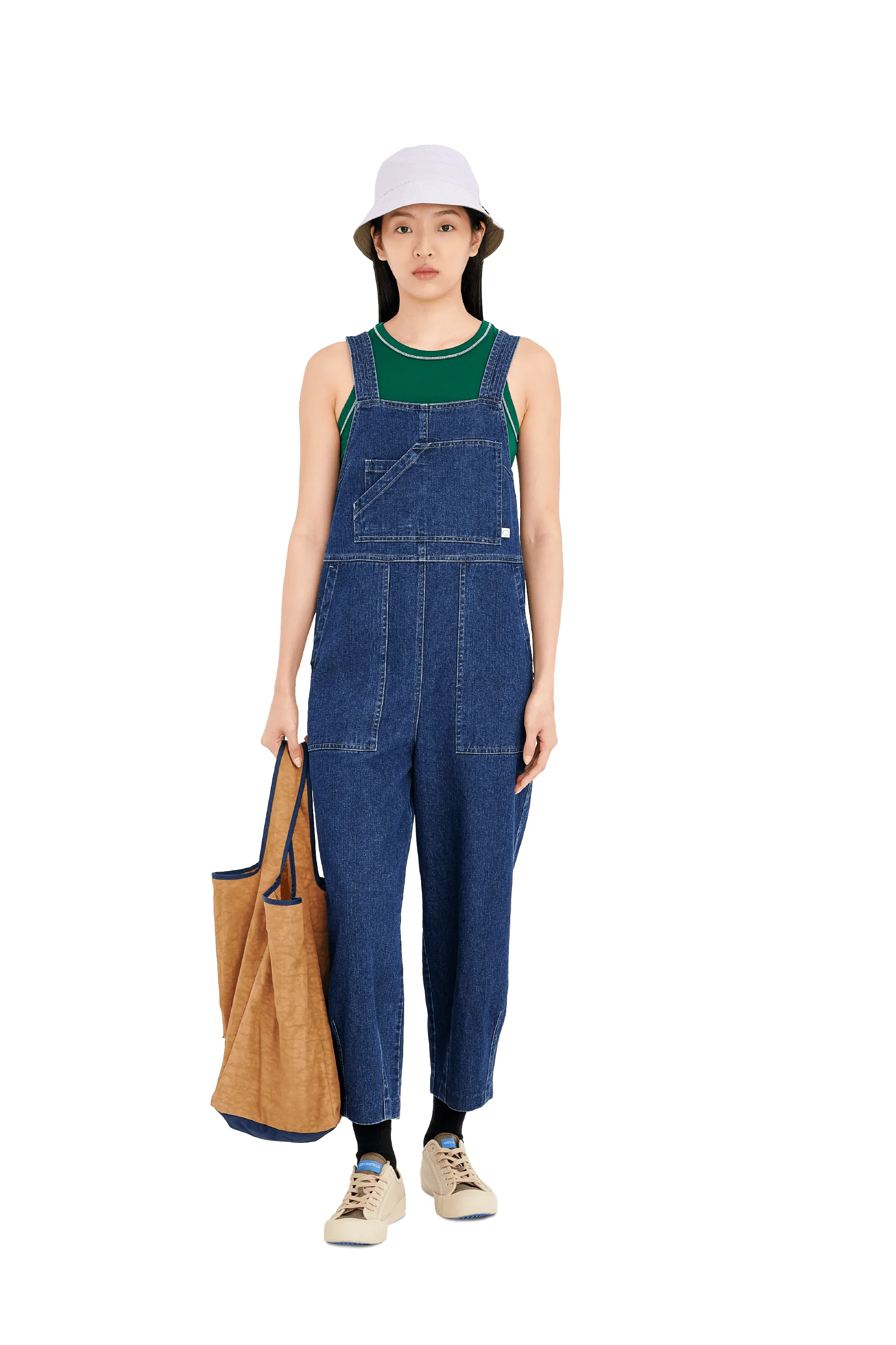 Utility Jumpsuit with Strap Detail