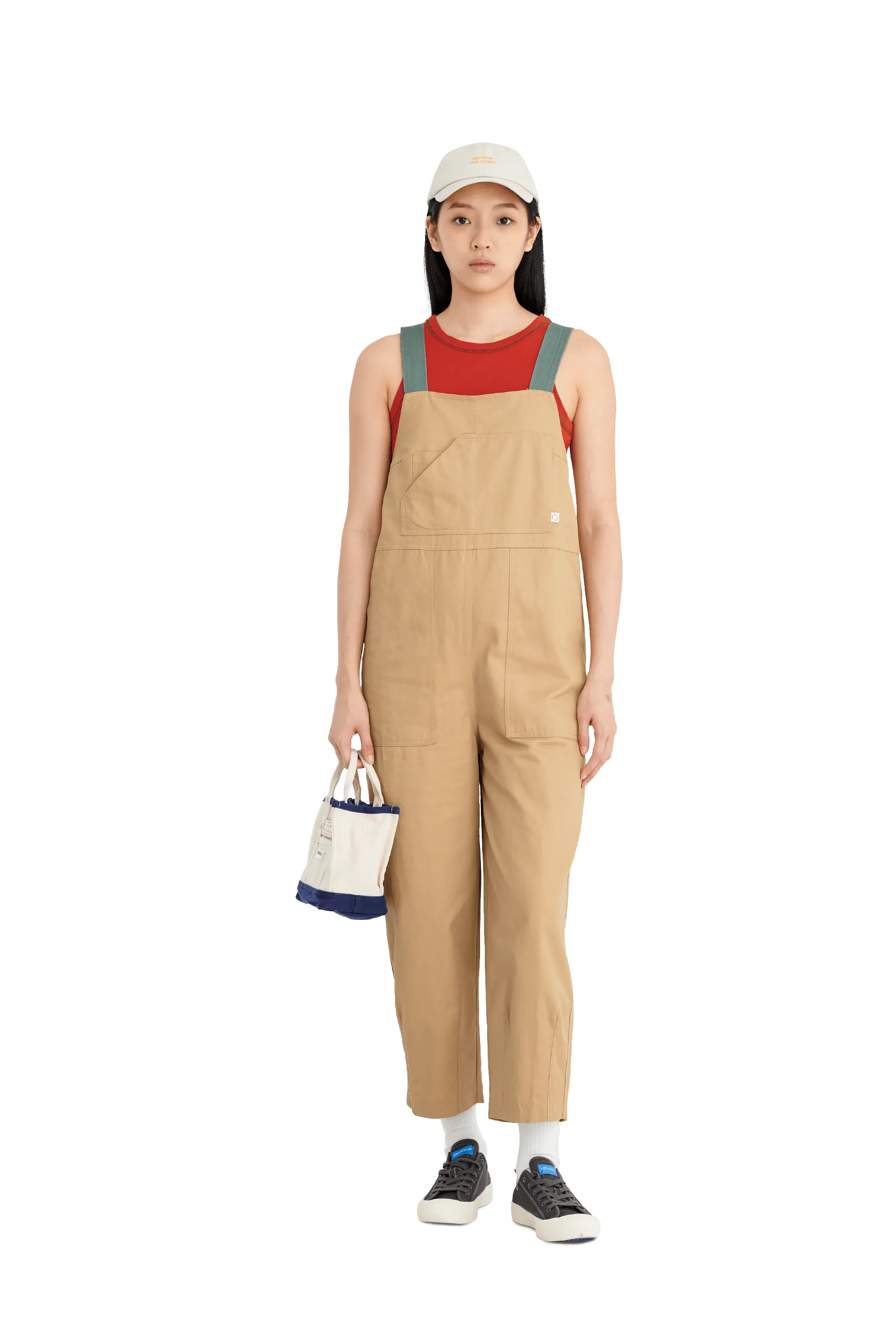 Utility Jumpsuit with Strap Detail