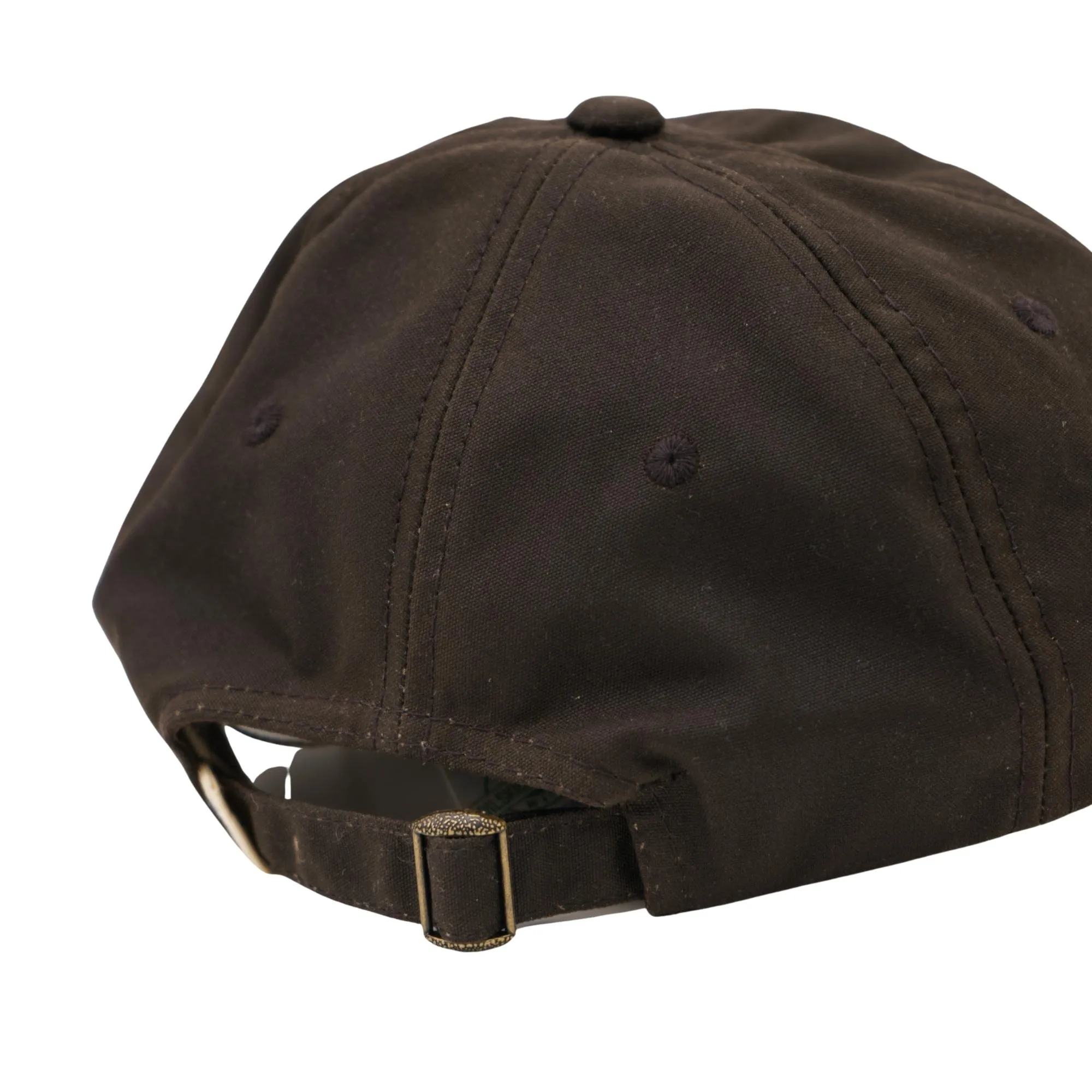 Waterproof Oilskin Cotton Baseball Cap, Adjustable Buckle, Handmade Hat