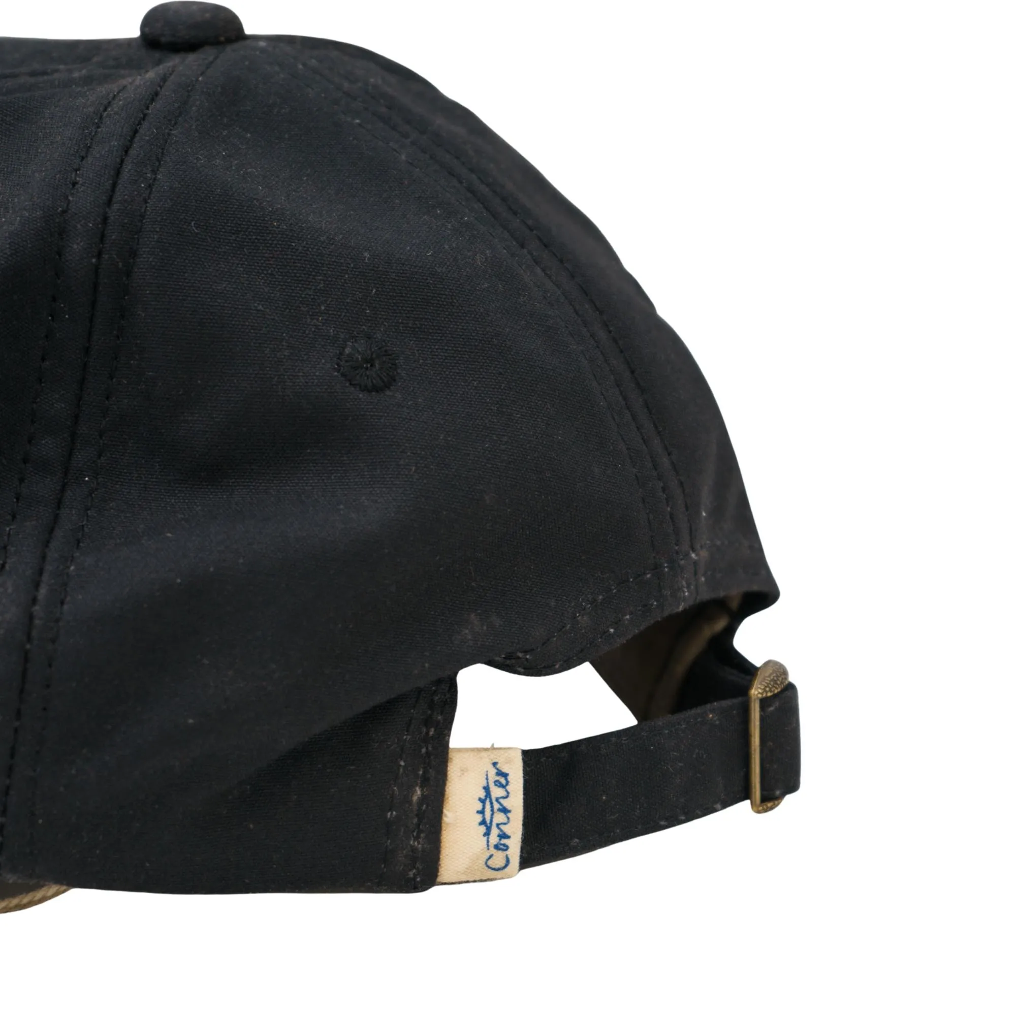 Waterproof Oilskin Cotton Baseball Cap, Adjustable Buckle, Handmade Hat