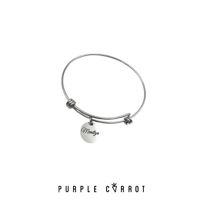 Wire Disc Bangle